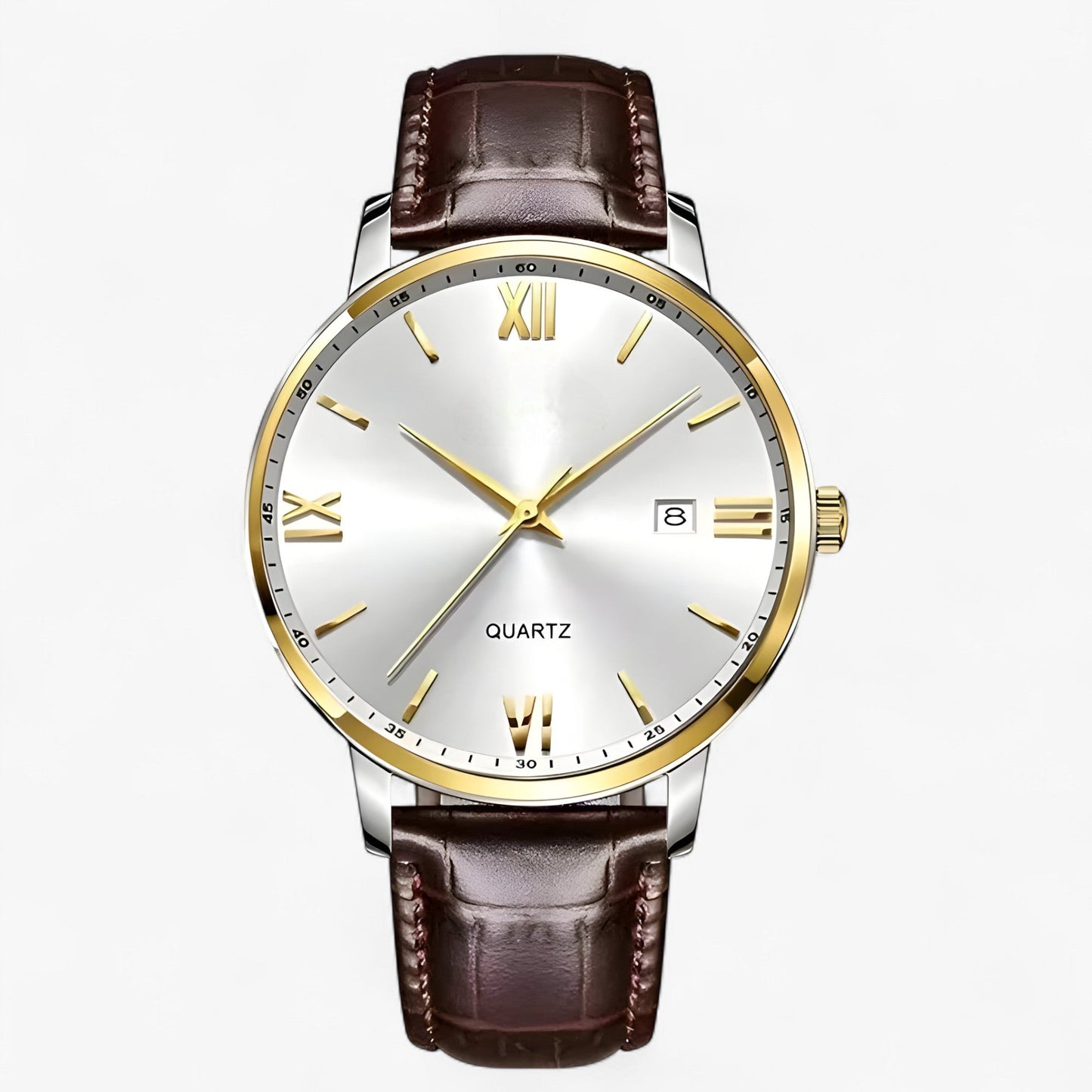 Morgan | Herren Luxus Quartz Uhr – Stilvolles Lederarmband Uhr für Anspruchsvolle Männer