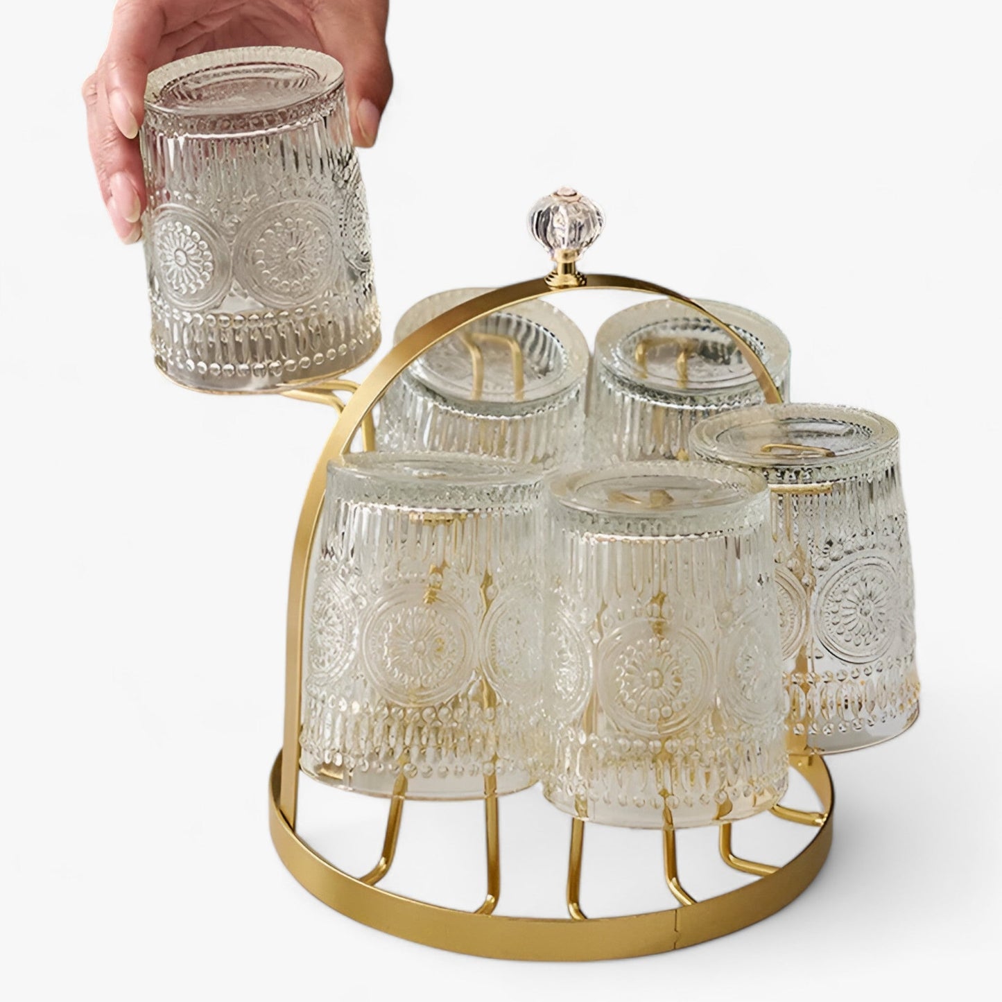 Glasbecherständer | Platzsparend - Ideal für Ihre Küche