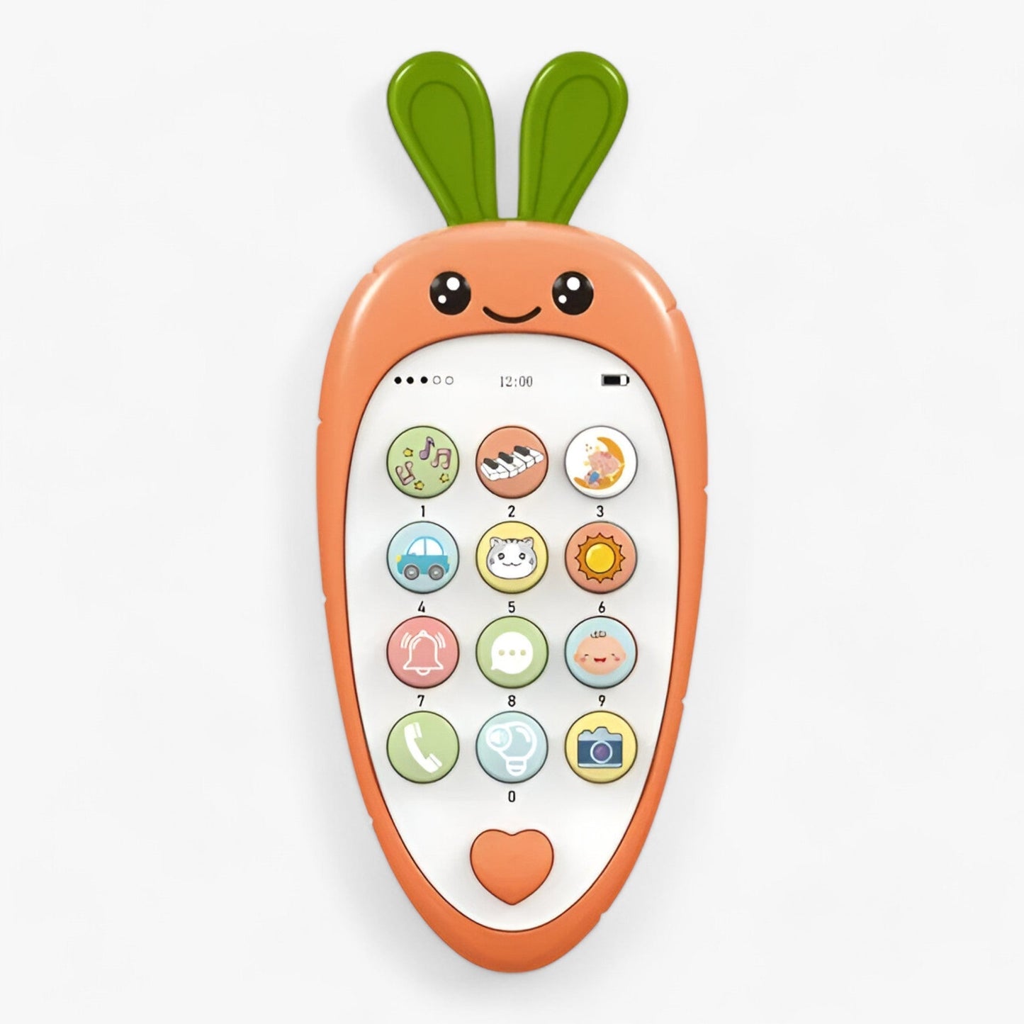 Baby-Spielzeugtelefon - Beruhigende Musik und Interaktives Spiel