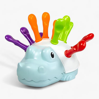 Montessori-Spielzeug Krokodil - Verbessert die Konzentration und Feinmotorik