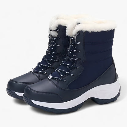 Stiefel aus Kunstfell - Wasserdichter und Wärme spendender Winter-Support