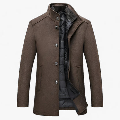 Wolltrenchcoat - Premium Wärme für Herbst & Winter