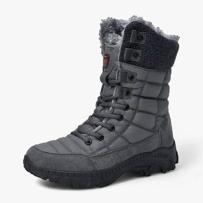 Hohe Lederstiefel für Schnee - Ultra Warm und Wasserdicht für Herren