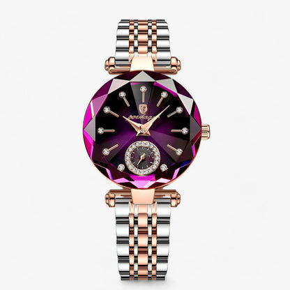Damen Luxus Edelstahl Uhr - Klassische Eleganz und Haltbarkeit