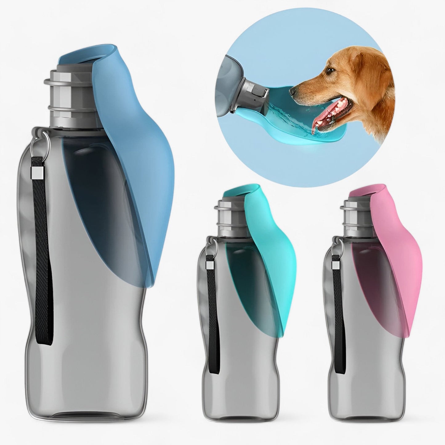 Tragbare Wasserflasche für Hunde - Hydration Unterwegs für Alle Hunde