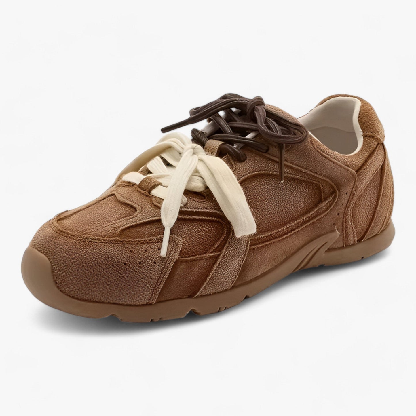Sneaker aus Echtleder - Retro-Komfort