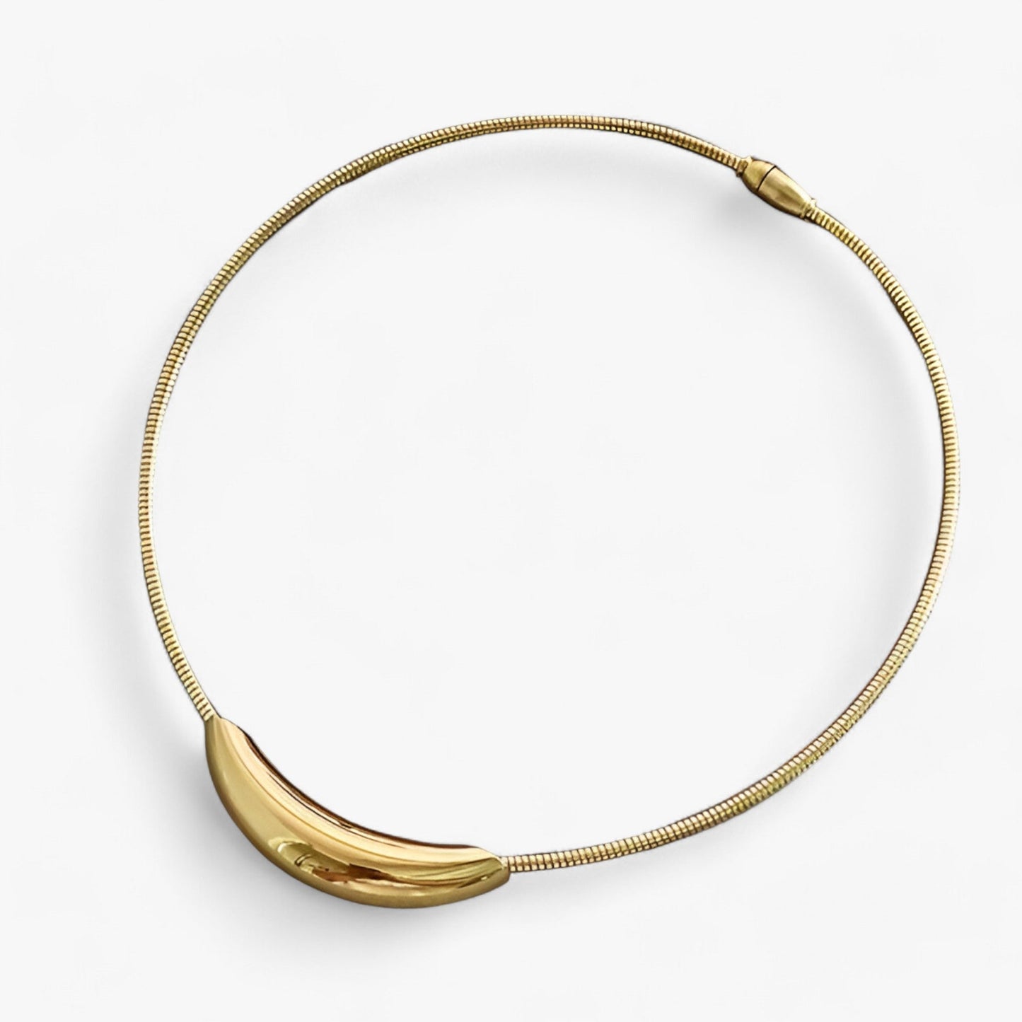 Schlangenknochen-Halskette – für ein raffiniertes Finish