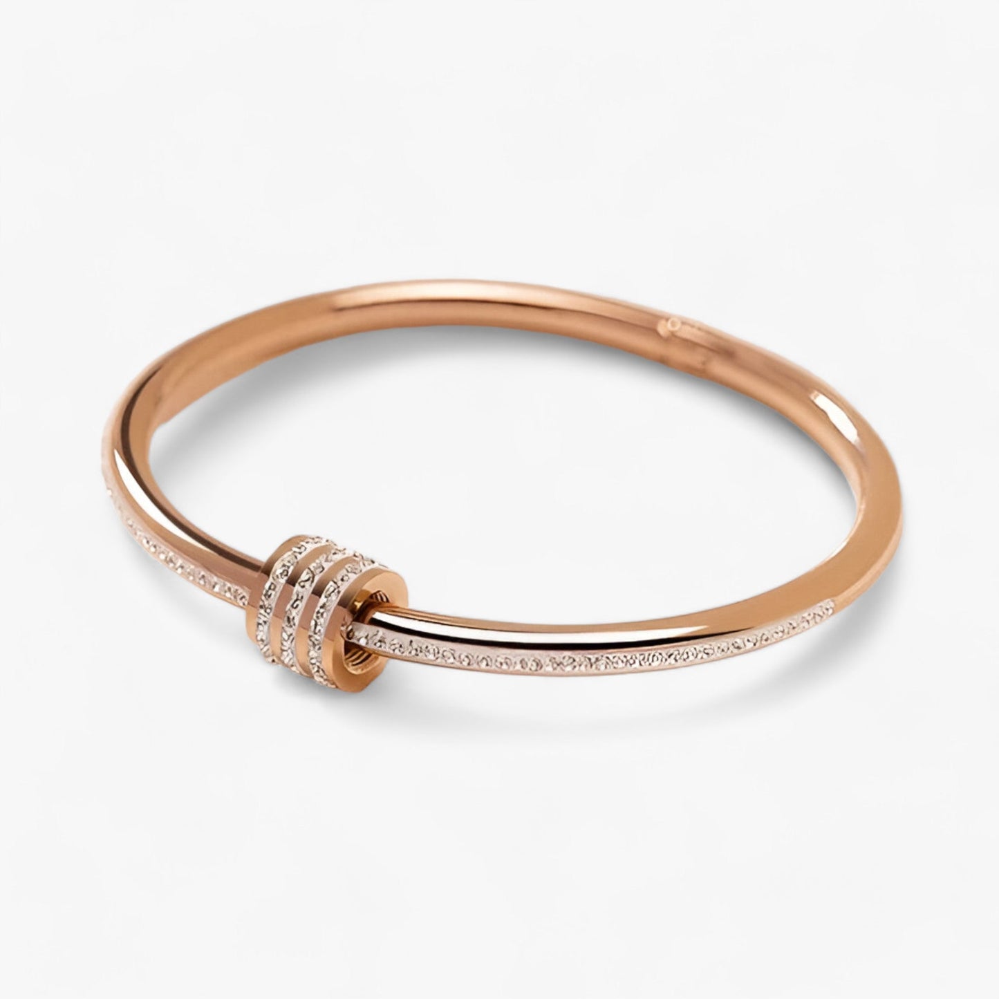 MOONLIGHT - Edelstahl-Zirkon-Schraubenarmband - Luxuriöser und nachhaltiger Schmuck