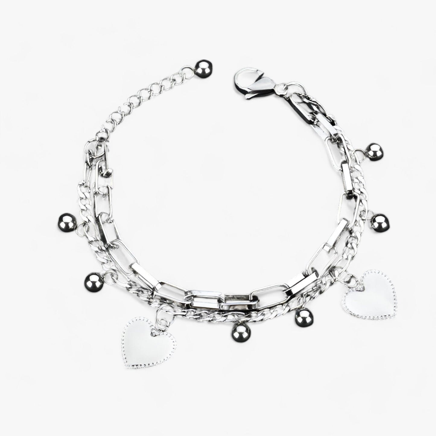 Herz-Charm-Armband - Elegantes Symbol der Liebe