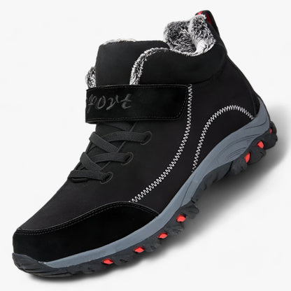 Hohe Stiefel aus wasserdichtem Wildleder - Warm und rutschfest für den Winterkomfort