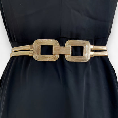 Goldkettengürtel für Damen - Dehnbare Passform für Komfort