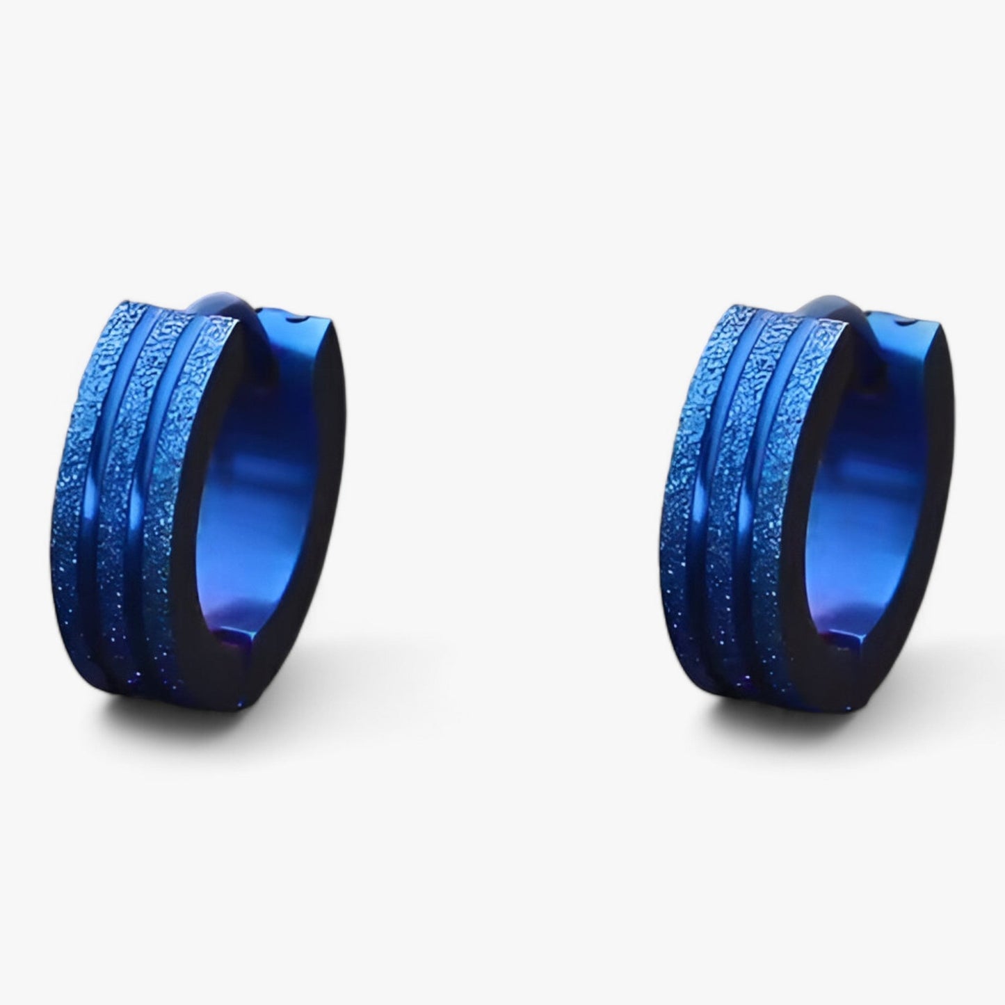 Mattierte Ohrringe – Coole Gothic