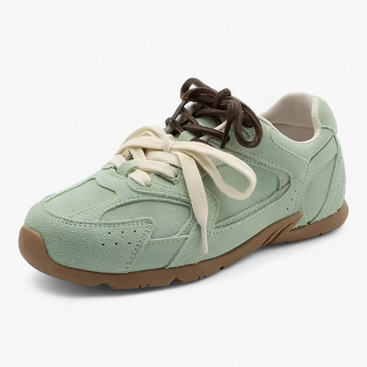 Sneaker aus Echtleder - Retro-Komfort