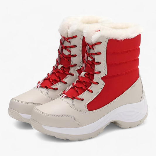 Stiefel aus Kunstfell - Wasserdichter und Wärme spendender Winter-Support
