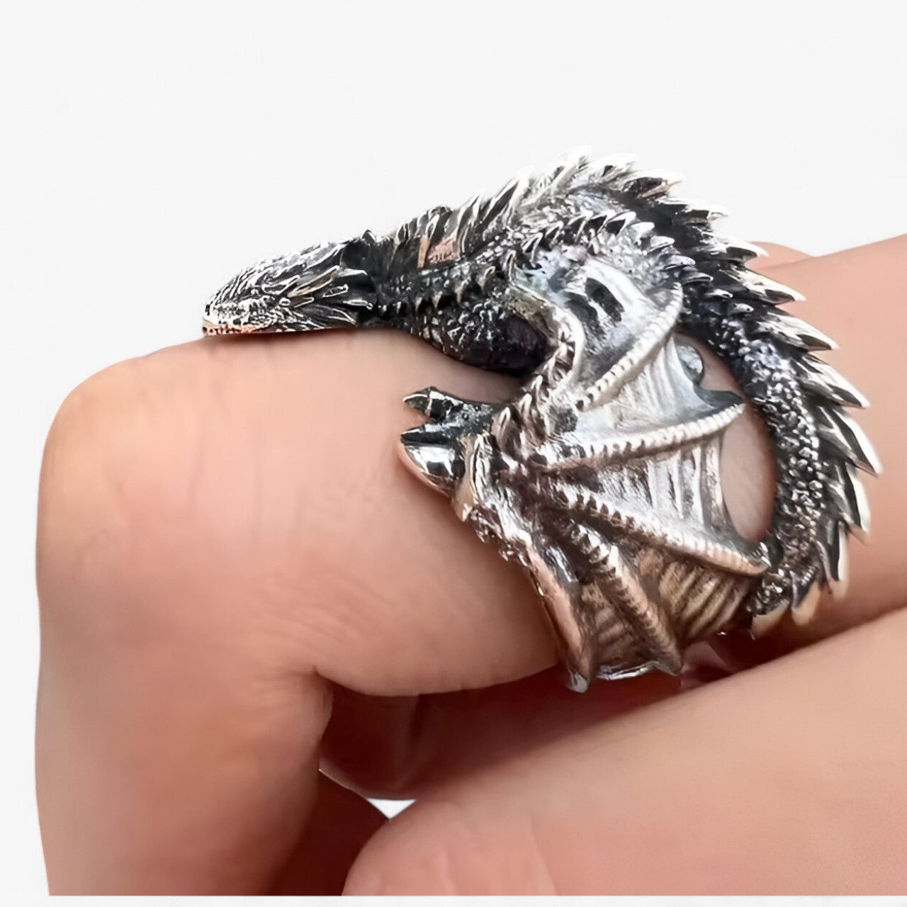 Drachenringe - Gothic-Punk-Stil