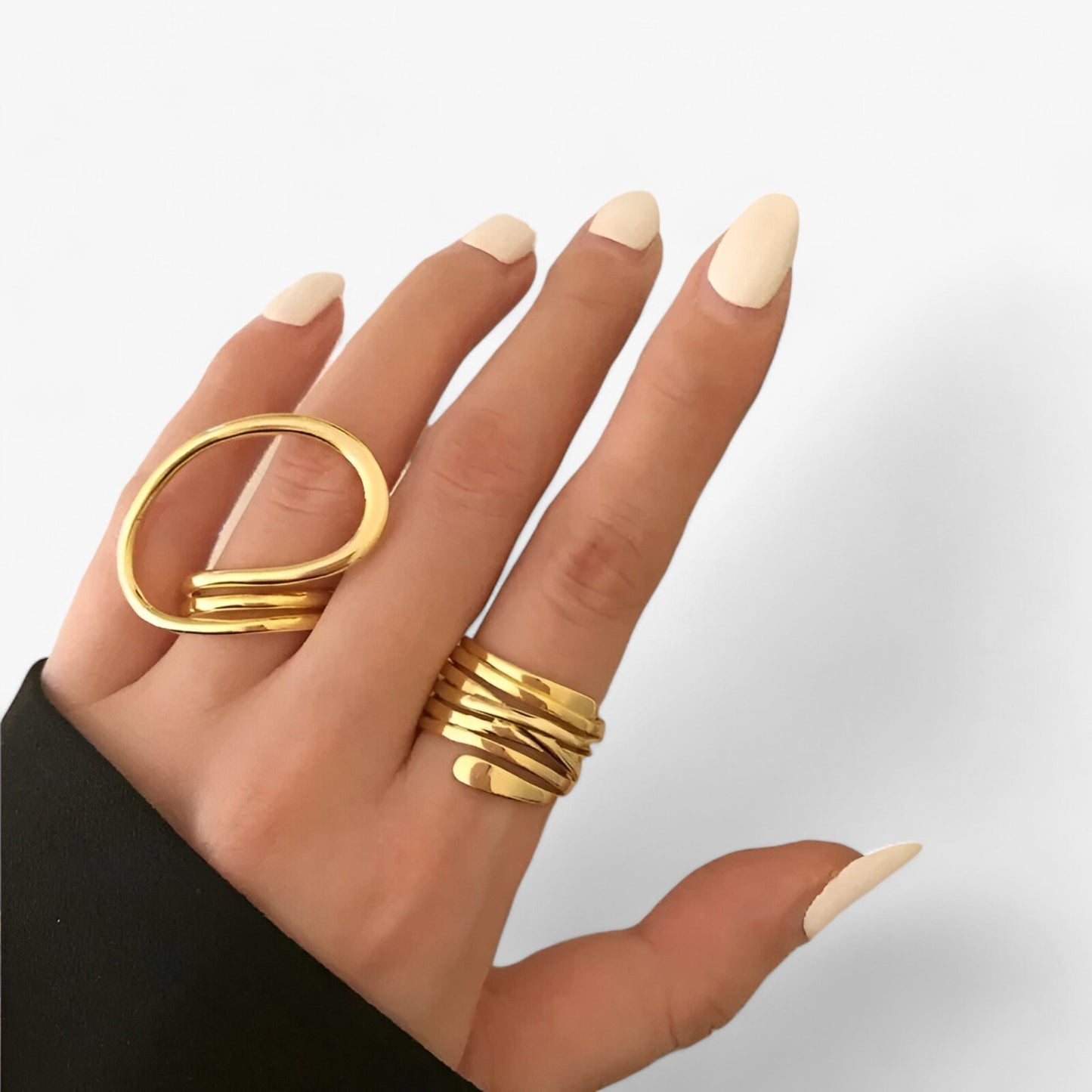 Geometrischer Statement-Ring – mutig und modebewusst