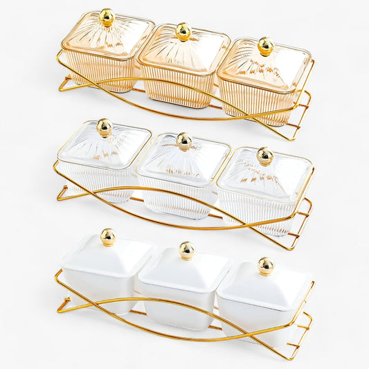 Dessertteller mit Deckel - Stilvolle Aufbewahrung für Desserts und Snacks