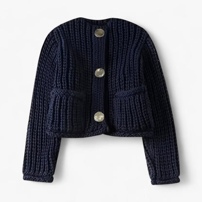 Elegante Strickjacke Frühling-Herbst – Klassischer Cardigan-Stil für jeden Anlass