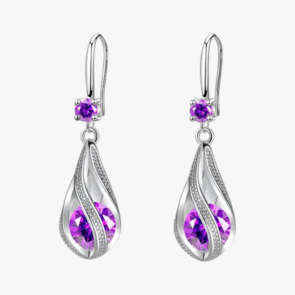 LUXE | Silberne Ohrringe - Verbessere deinen Look mit funkelnden Kristallen