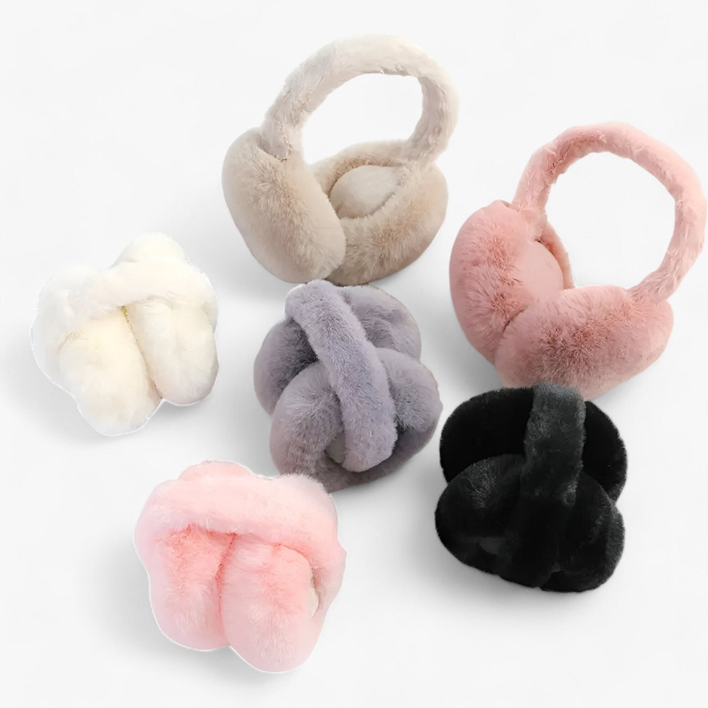 Mila | Weiche Plüsch-Ohrenwärmer - Kälteschutz