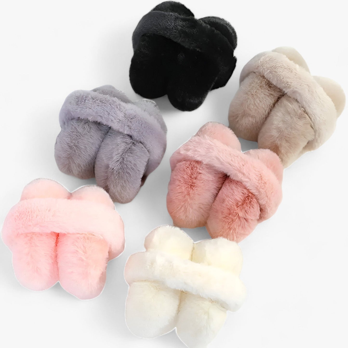 Mila | Weiche Plüsch-Ohrenwärmer - Kälteschutz