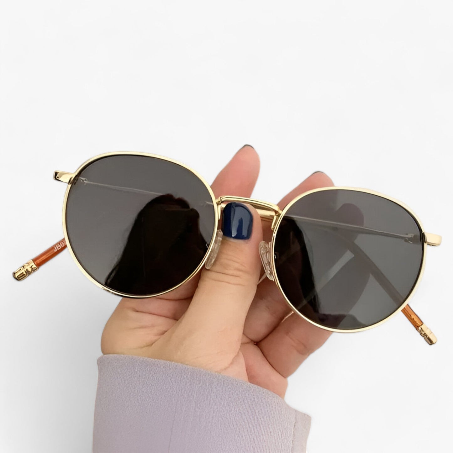 Designer-Sonnenbrille - Vielseitige runde Gläser für den täglichen Gebrauch