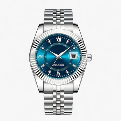 Everest | Elegante Herrenuhr aus Edelstahl mit Quarzwerk