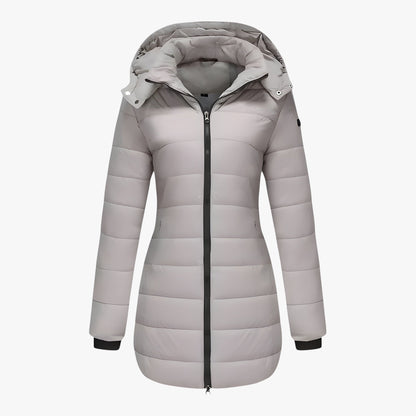 Elena | Lang Parka mit Kapuze - Extrem Warm Winterjacke