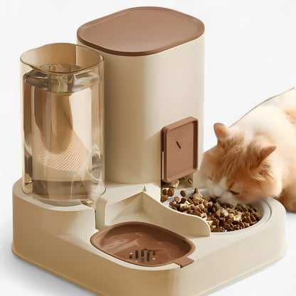 PETLUX | Haustier-Spender mit Wasserspeicher - Einfach und Effektiv für Vielbeschäftigte Haustierbesitzer