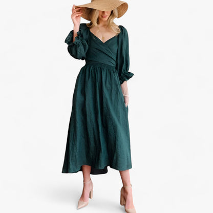 Kleid mit Rüschenärmeln - Elegant und Bequem