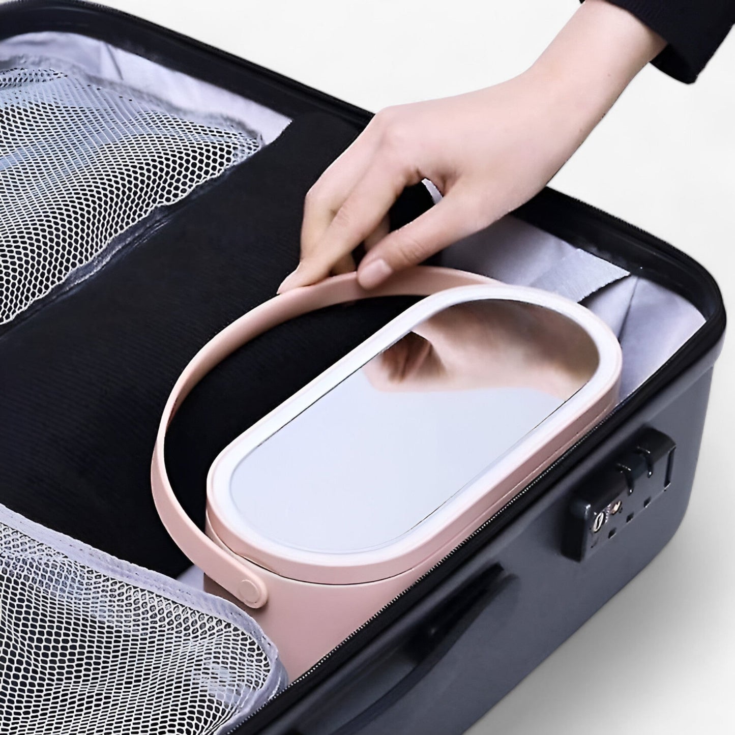 Schlanker Kosmetikkoffer – Organisierte Essentials