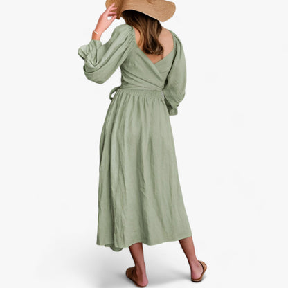 Kleid mit Rüschenärmeln - Elegant und Bequem