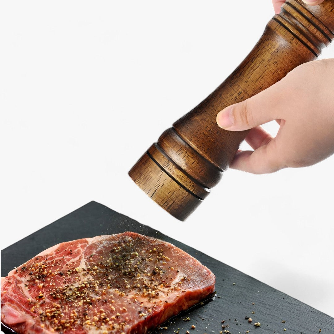 Holz-Gewürzmühlen-Set - Vereint Stil und Funktionalität für Ihre Küche