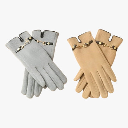 FrostElegance | Winter Touchscreen-Handschuhe - Warmer & Stilvoller Komfort
