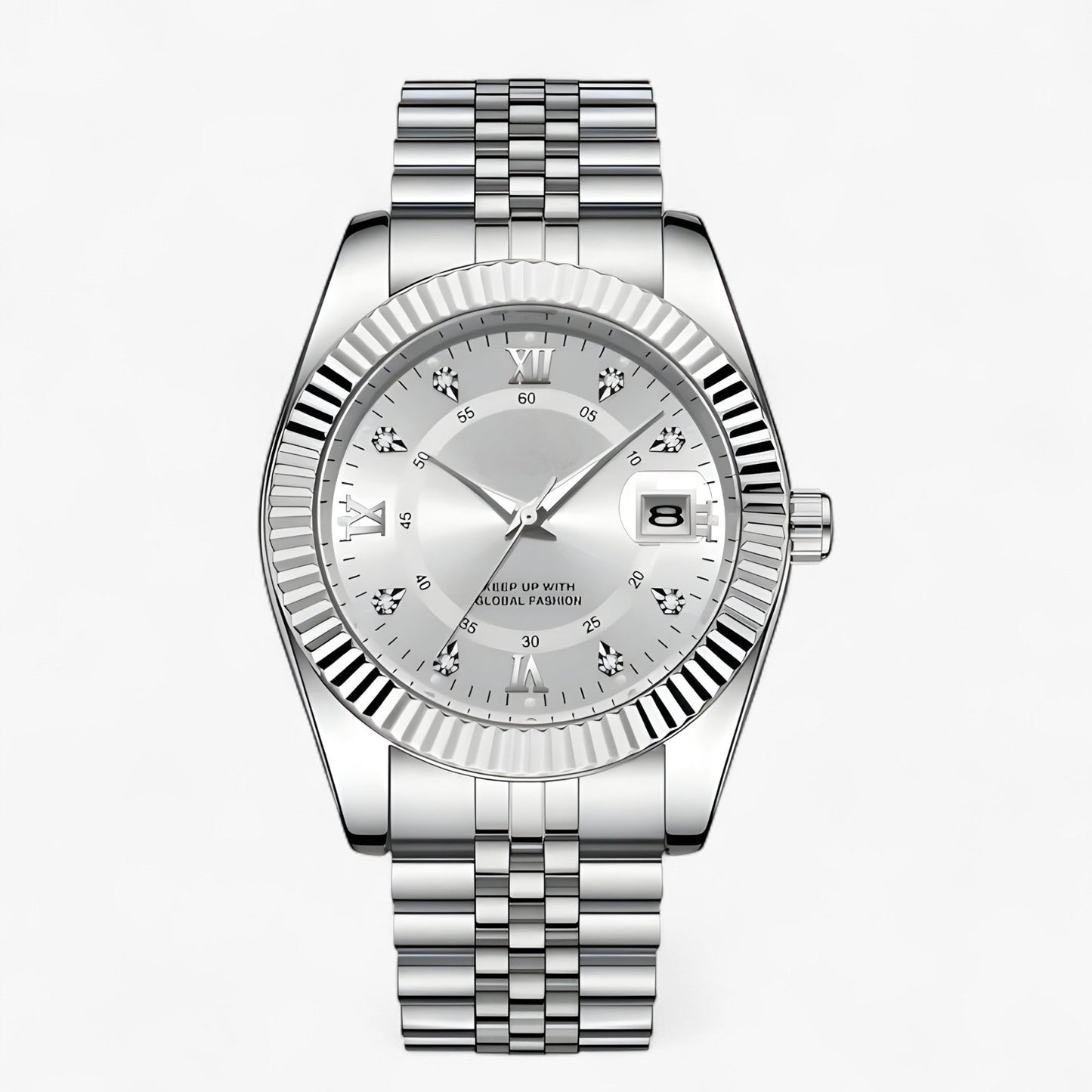 Everest | Elegante Herrenuhr aus Edelstahl mit Quarzwerk