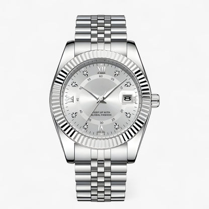 Everest | Elegante Herrenuhr aus Edelstahl mit Quarzwerk