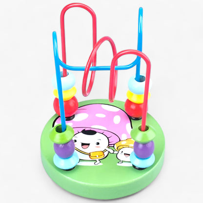 Holzperlen-Labyrinth - Frühe Lernförderung