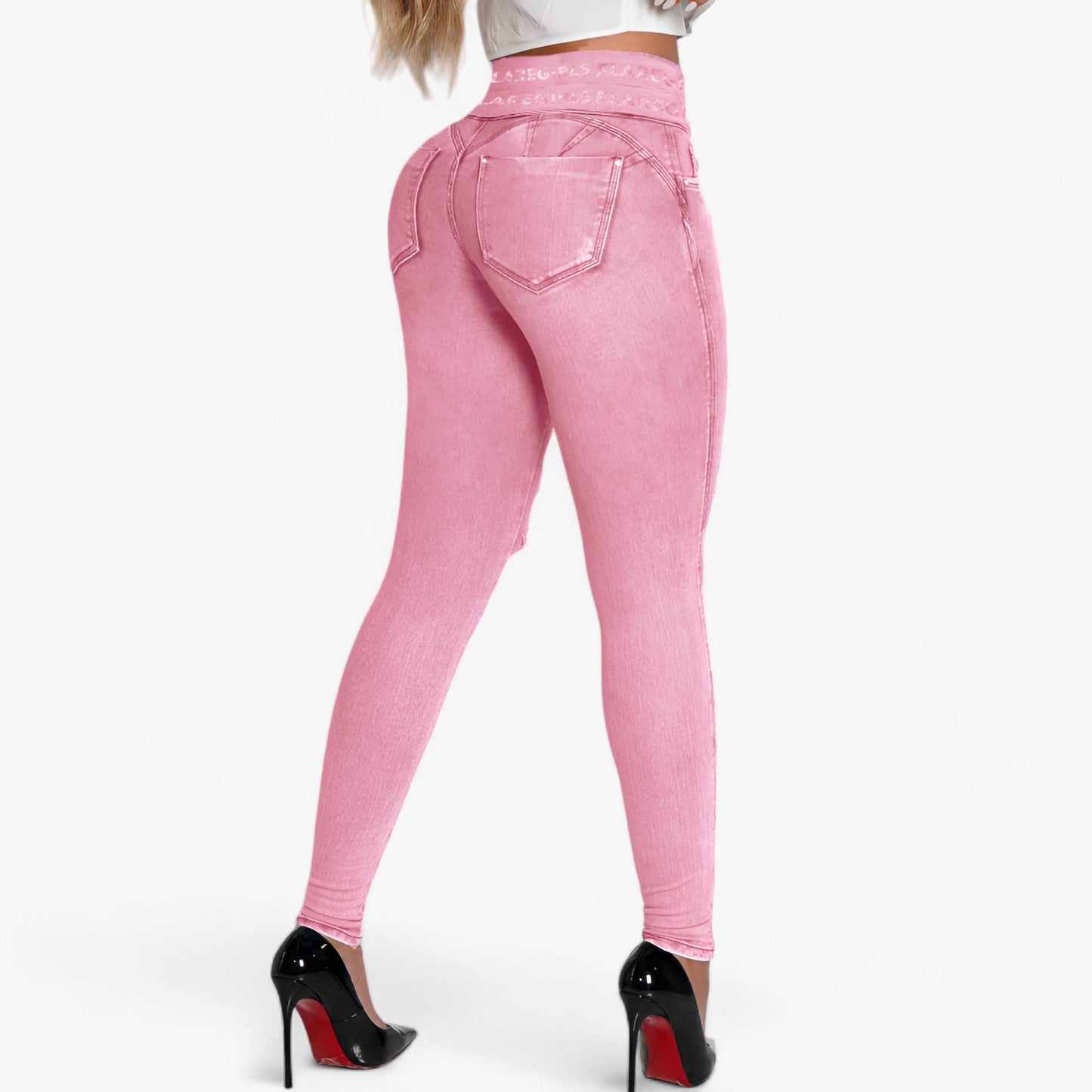 Trendy | Modische Hochbund Slim-Fit Destroyed Jeans - Moderner Stil mit einem Chic-Edge