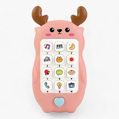 Baby-Spielzeugtelefon - Beruhigende Musik und Interaktives Spiel