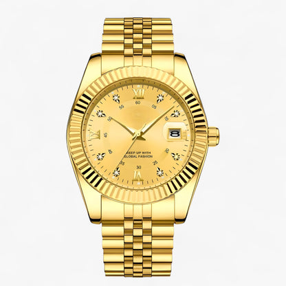 Everest | Elegante Herrenuhr aus Edelstahl mit Quarzwerk