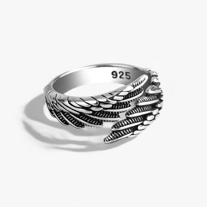 Engelsflügel-Ring - Einzigartiger Gothic-Stil