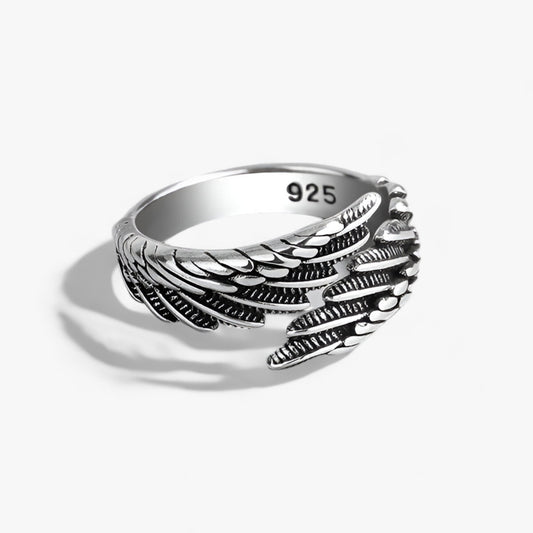 Engelsflügel-Ring - Einzigartiger Gothic-Stil