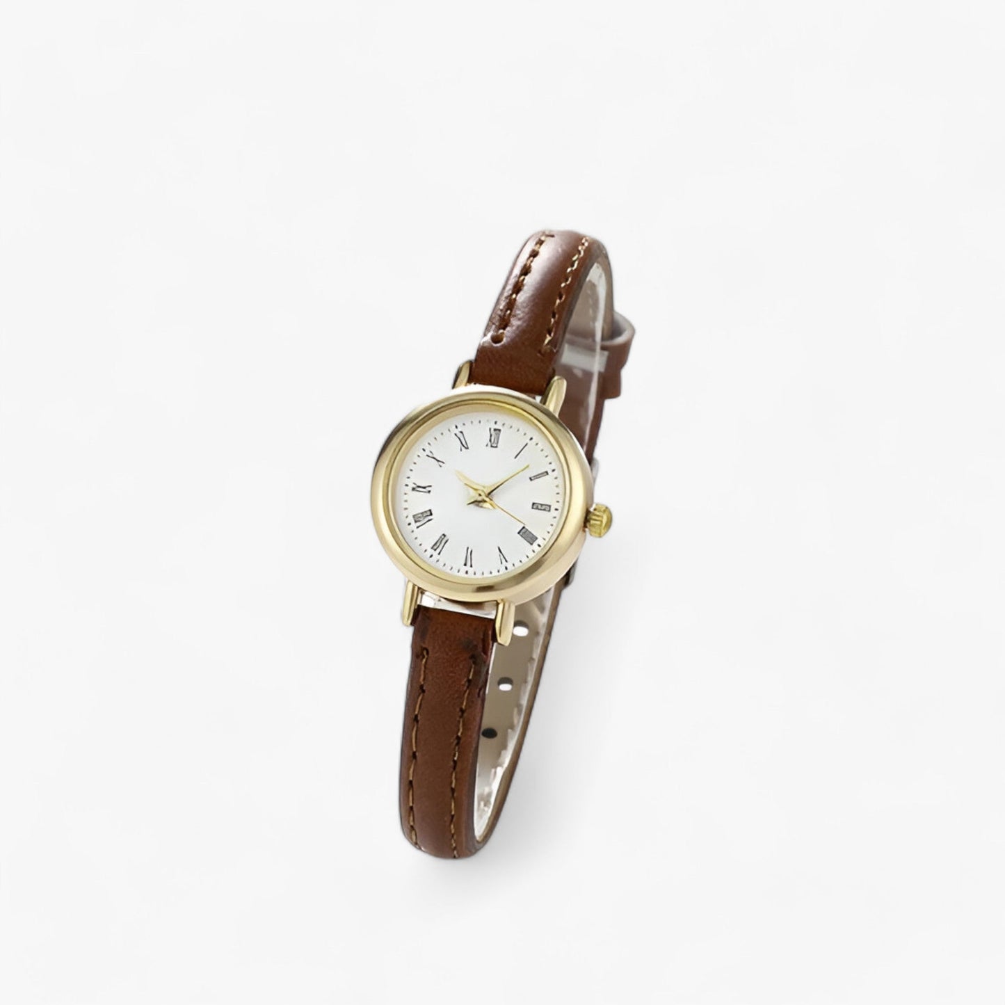 Kleine runde Uhr - Schicker Minimalismus für den täglichen Stil