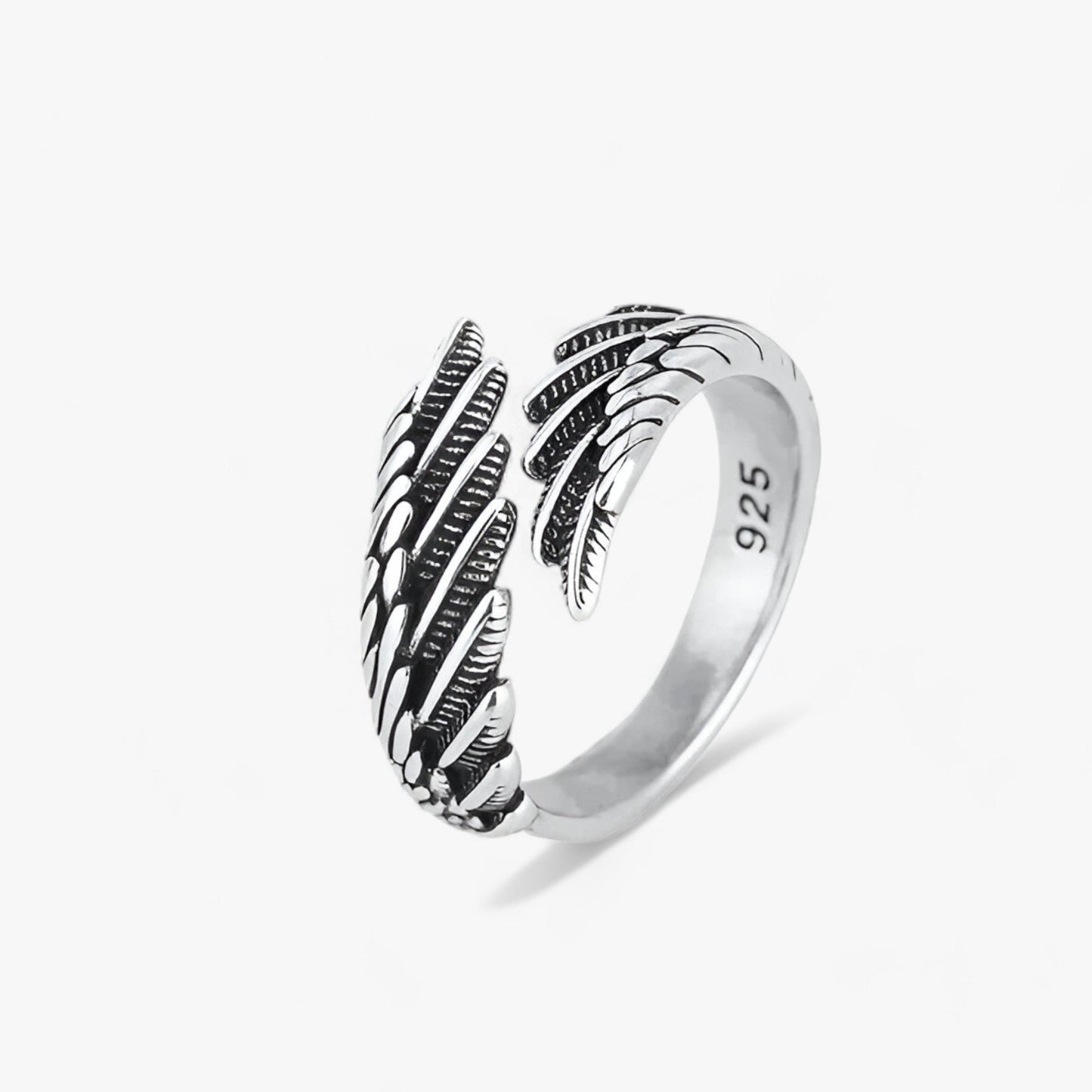 Engelsflügel-Ring - Einzigartiger Gothic-Stil