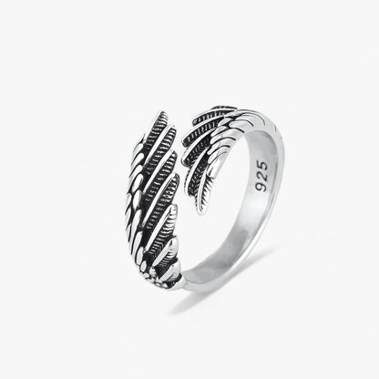 Engelsflügel-Ring - Einzigartiger Gothic-Stil