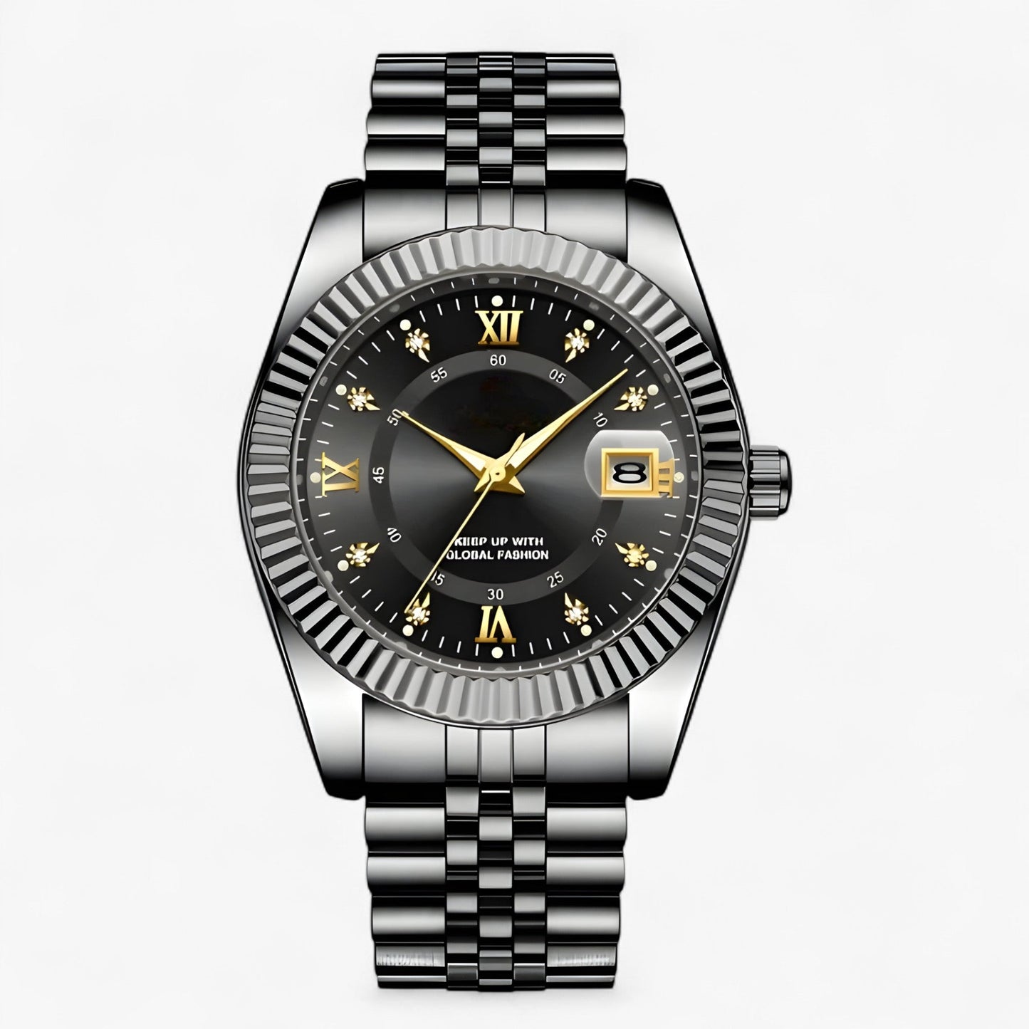 Everest | Elegante Herrenuhr aus Edelstahl mit Quarzwerk