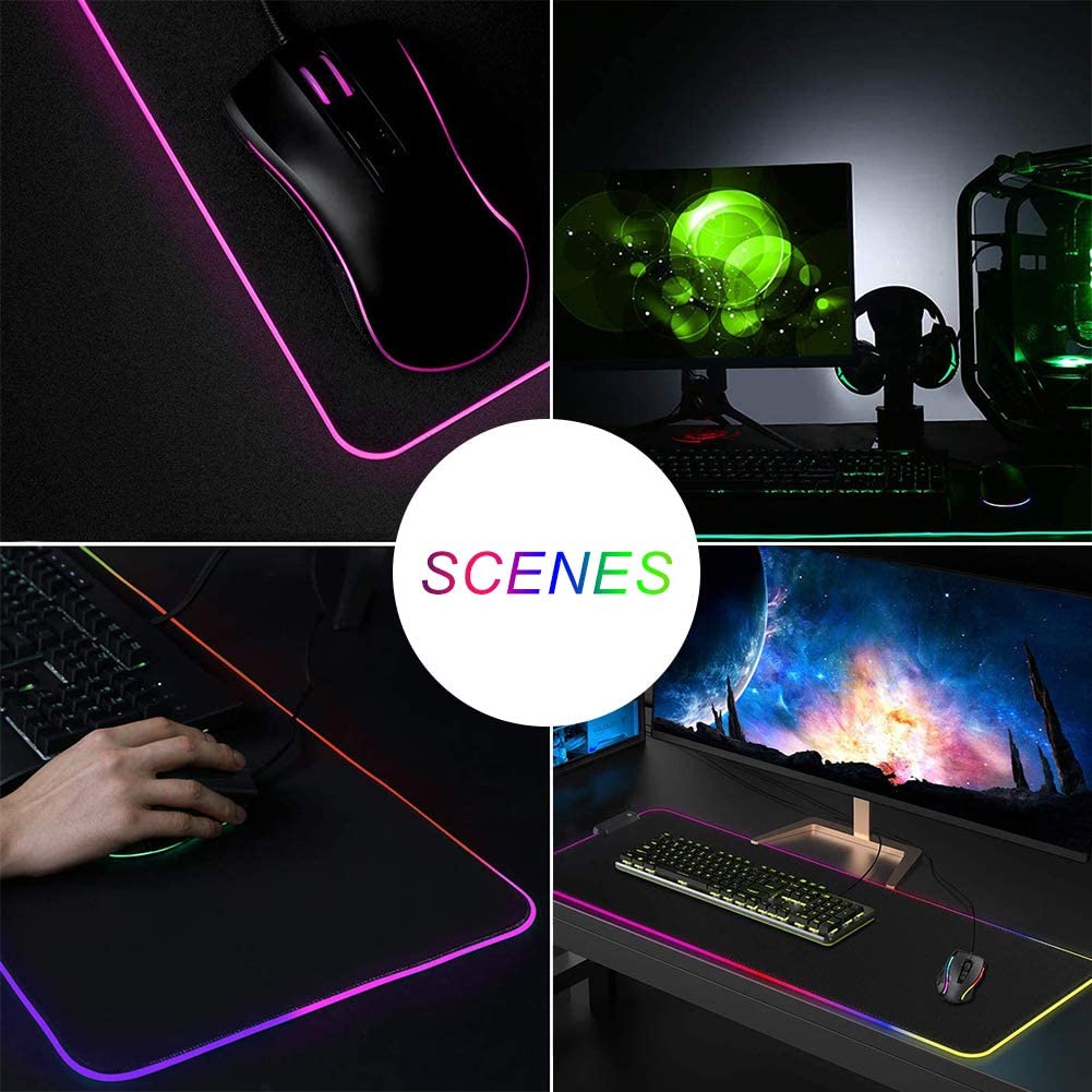 GlowControl™ | LED Desk Mat/Mouse Pad