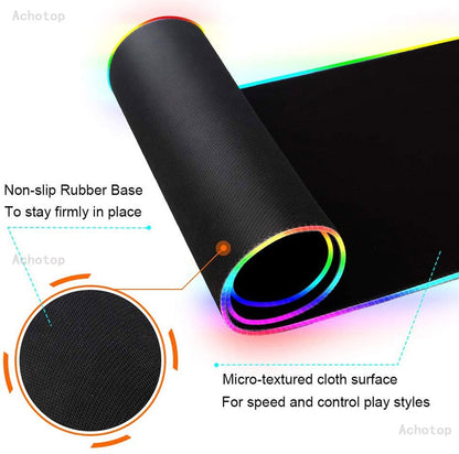 GlowControl™ | LED Desk Mat/Mouse Pad