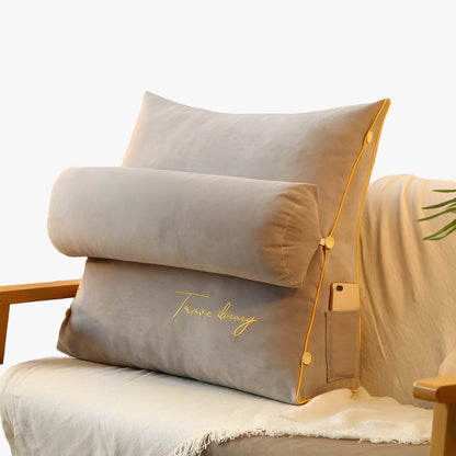 Kopfkissen - Dreieckiges Rückenlehnenkissen