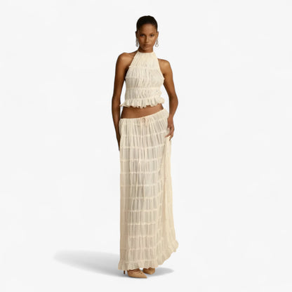 Freya - Plisseeset ohne Rücken